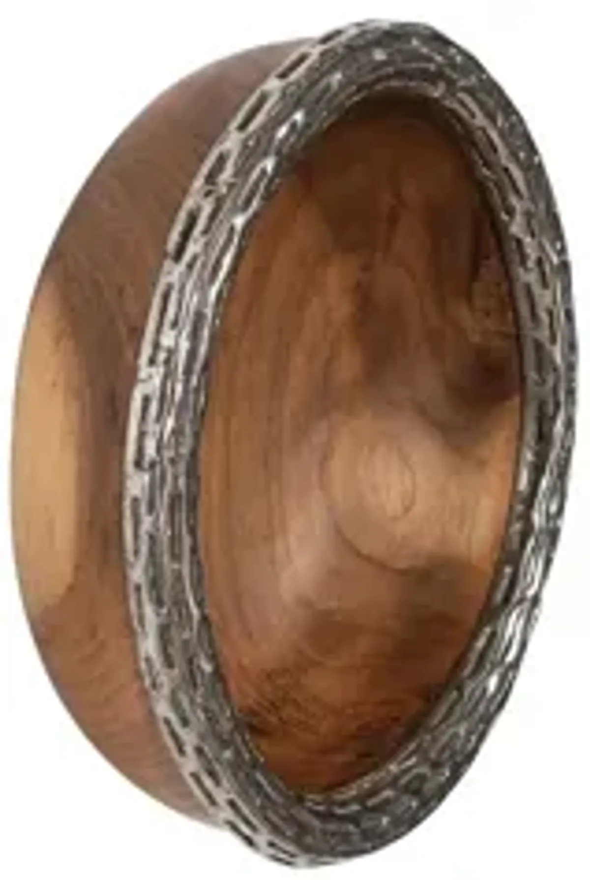 Teak Wood Bowl Extra Small Wall Art