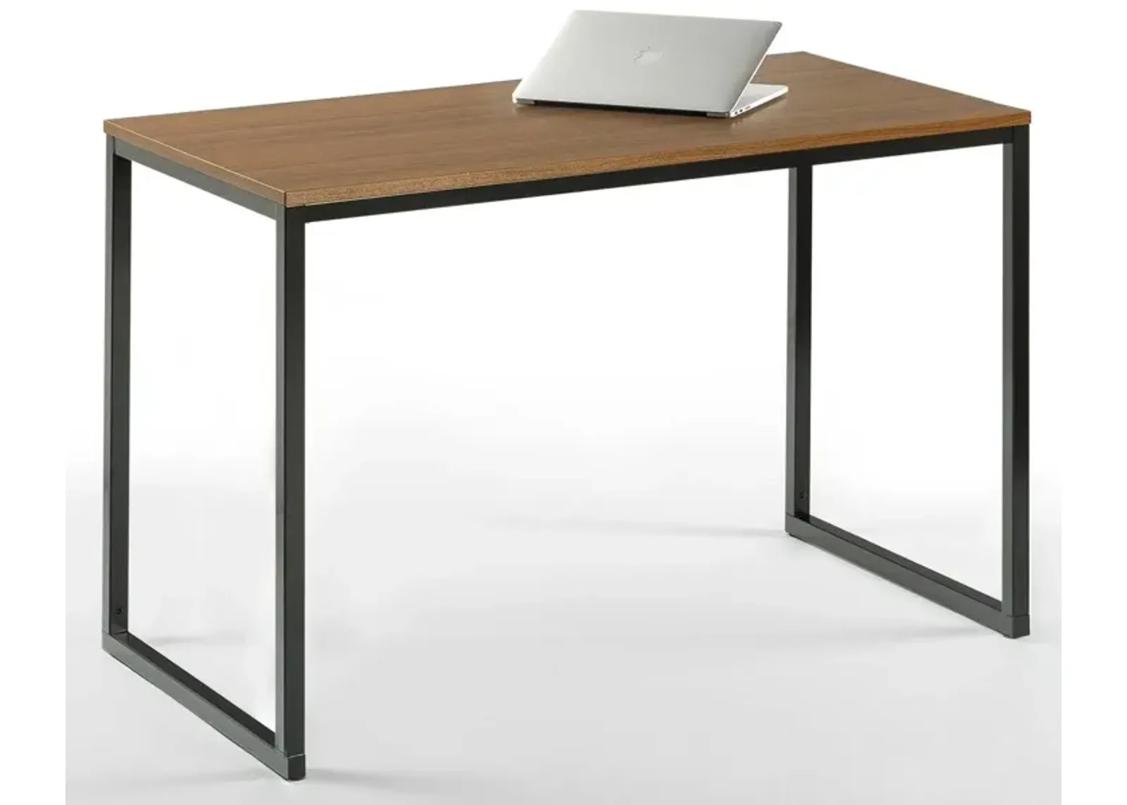 Hivvago Modern Home Office Desk with Metal Frame and Wood Table Top