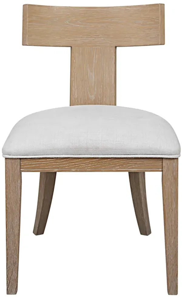 Idris Armless Chair Natural