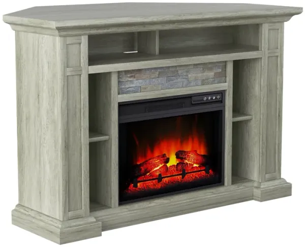 FESTIVO 50" Wide Corner Electric Fireplace TV Stand