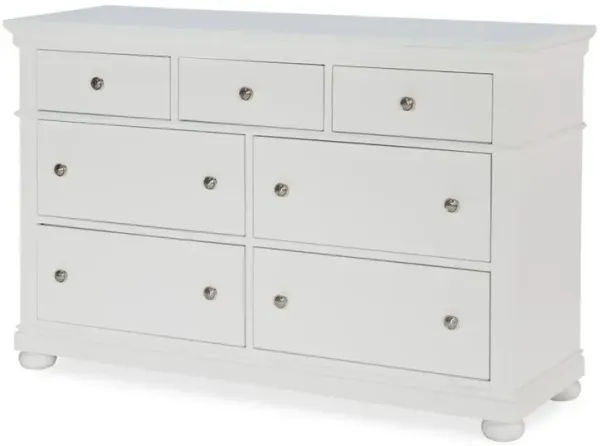 Legacy Classic Canterbury Dresser (7 Drawers), Natural White