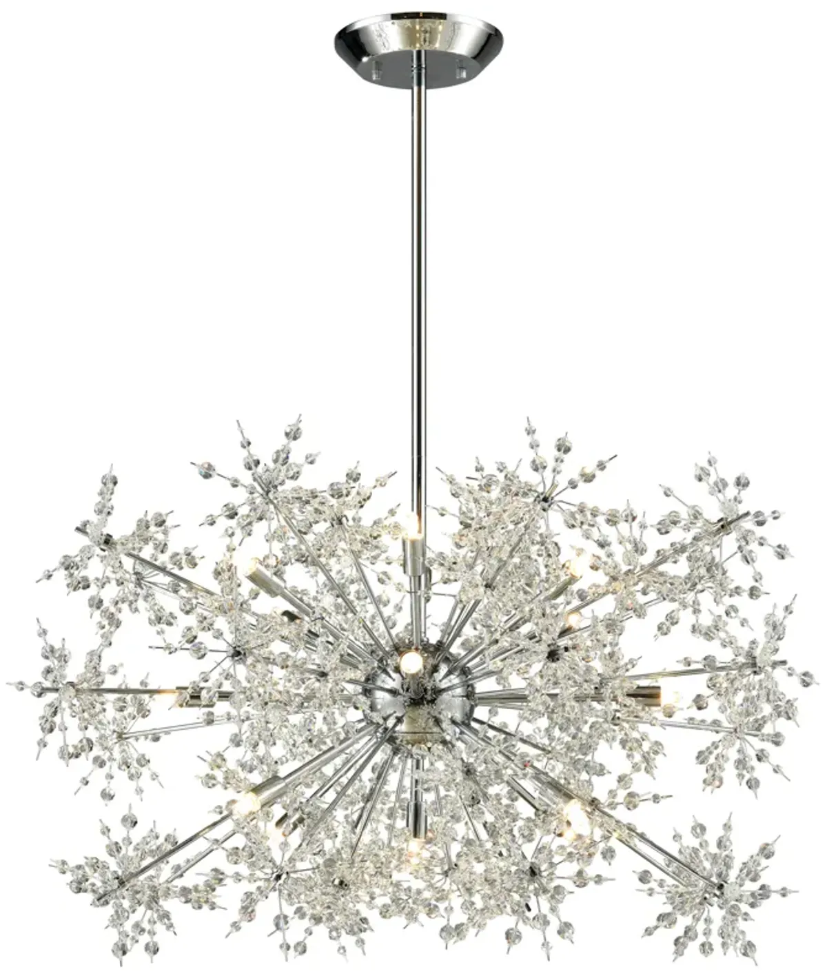 Snowburst 33'' Wide 15-Light Chandelier