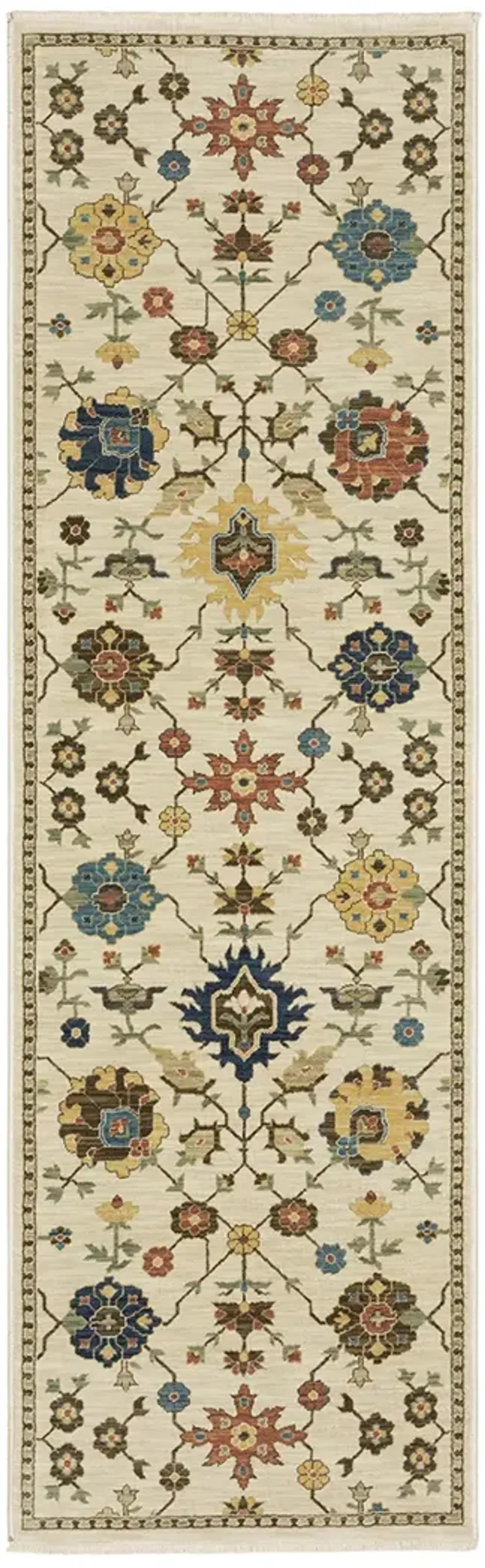 Francesca 2'3" x 7'6" Ivory Rug