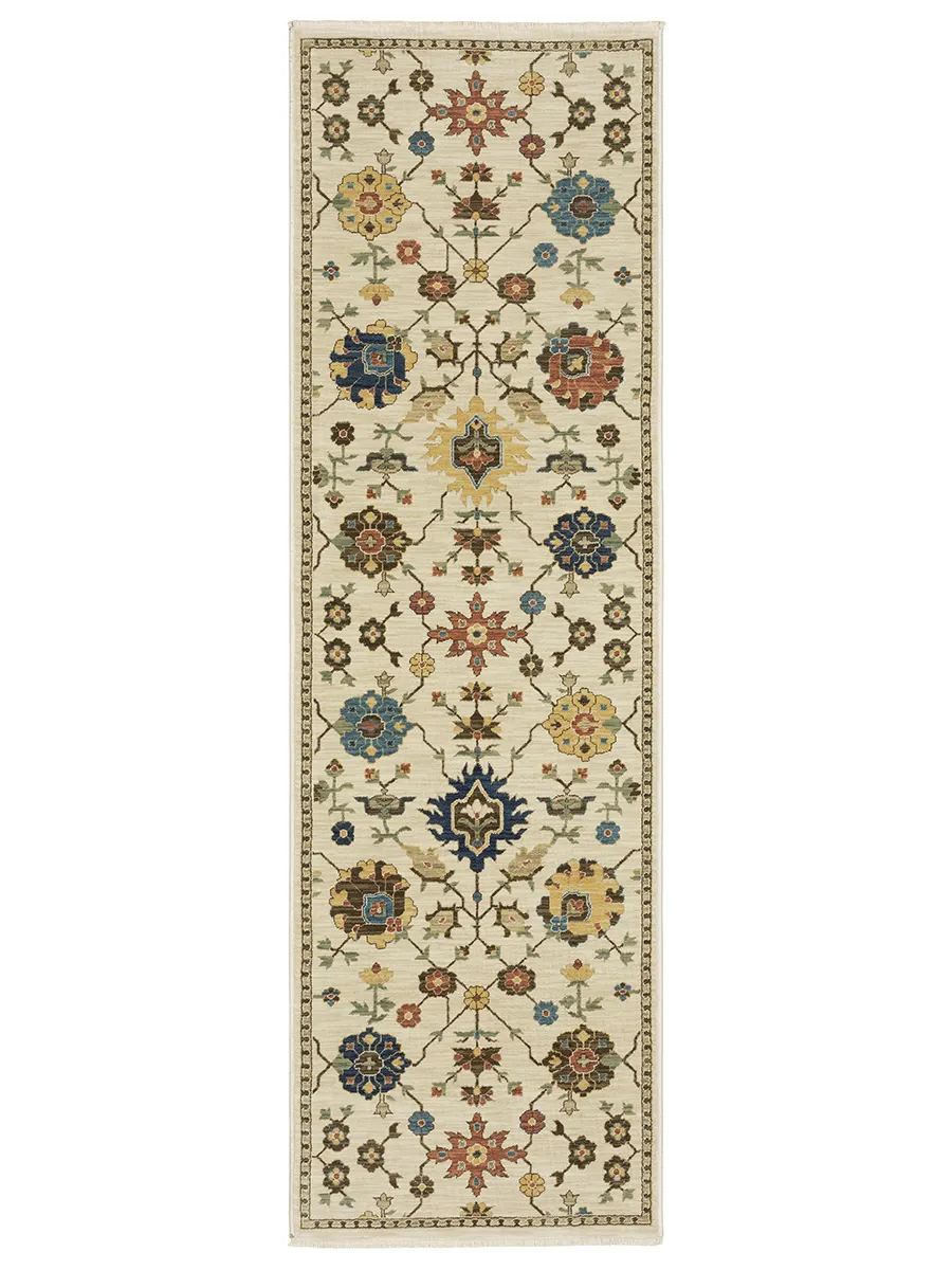 Francesca 2'3" x 7'6" Ivory Rug