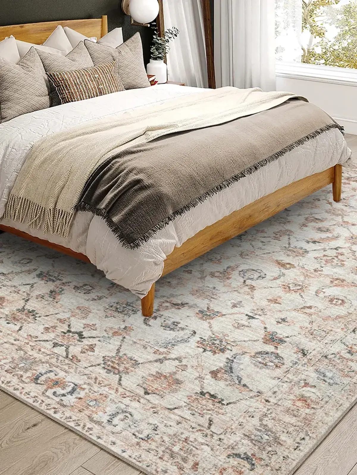 Jericho JC4 Linen 10' x 14' Rug