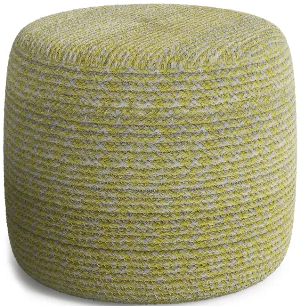 Bayley Round Braided Pouf