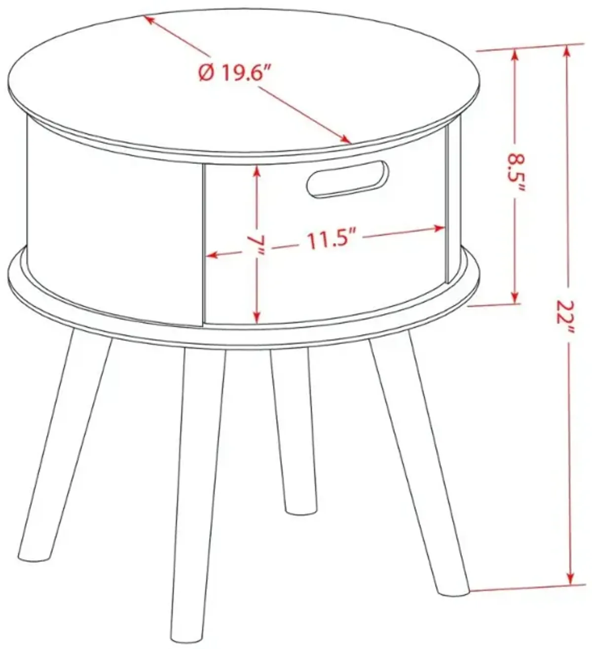 Night Stand White