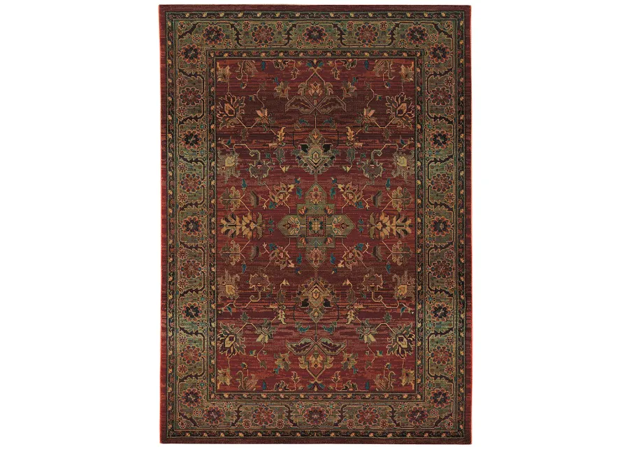 Kharma 2'6" x 9'1" Red Rug