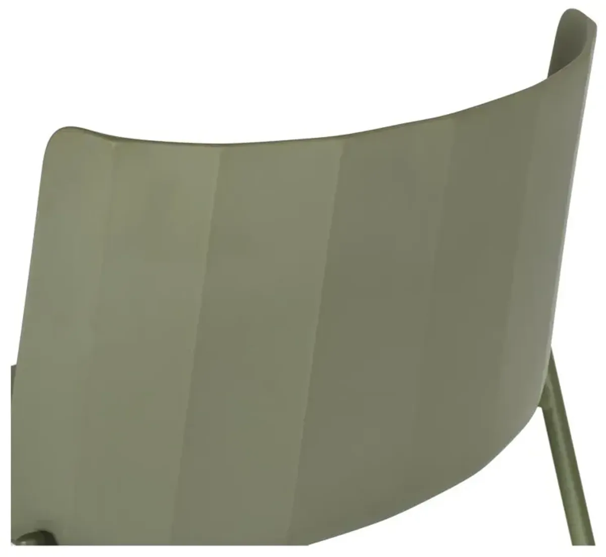 Moe's Home Collection Silla Outdoor Dining Chair Sage Green-Set Of Two