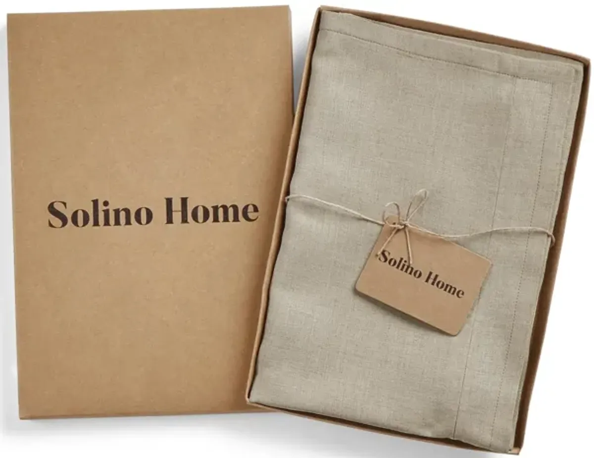 Solino Home 100% Pure Linen Pillow Cover - Santa Barbara