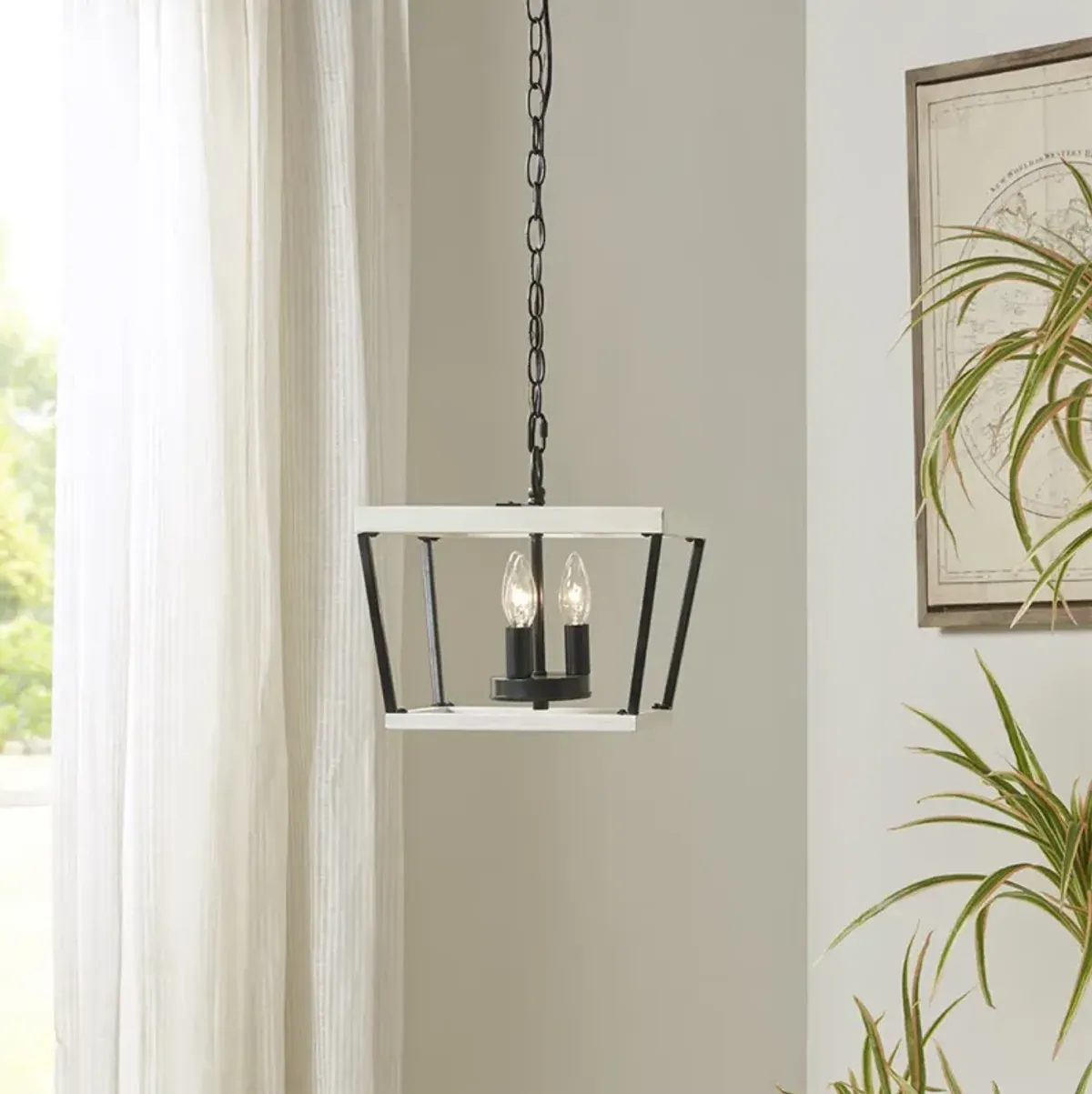 Adele Farmhouse Metal Pendant