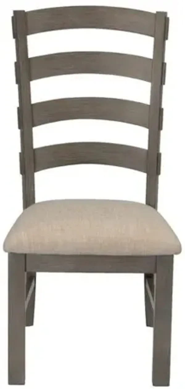 Single Chair, Beige Linen on seat