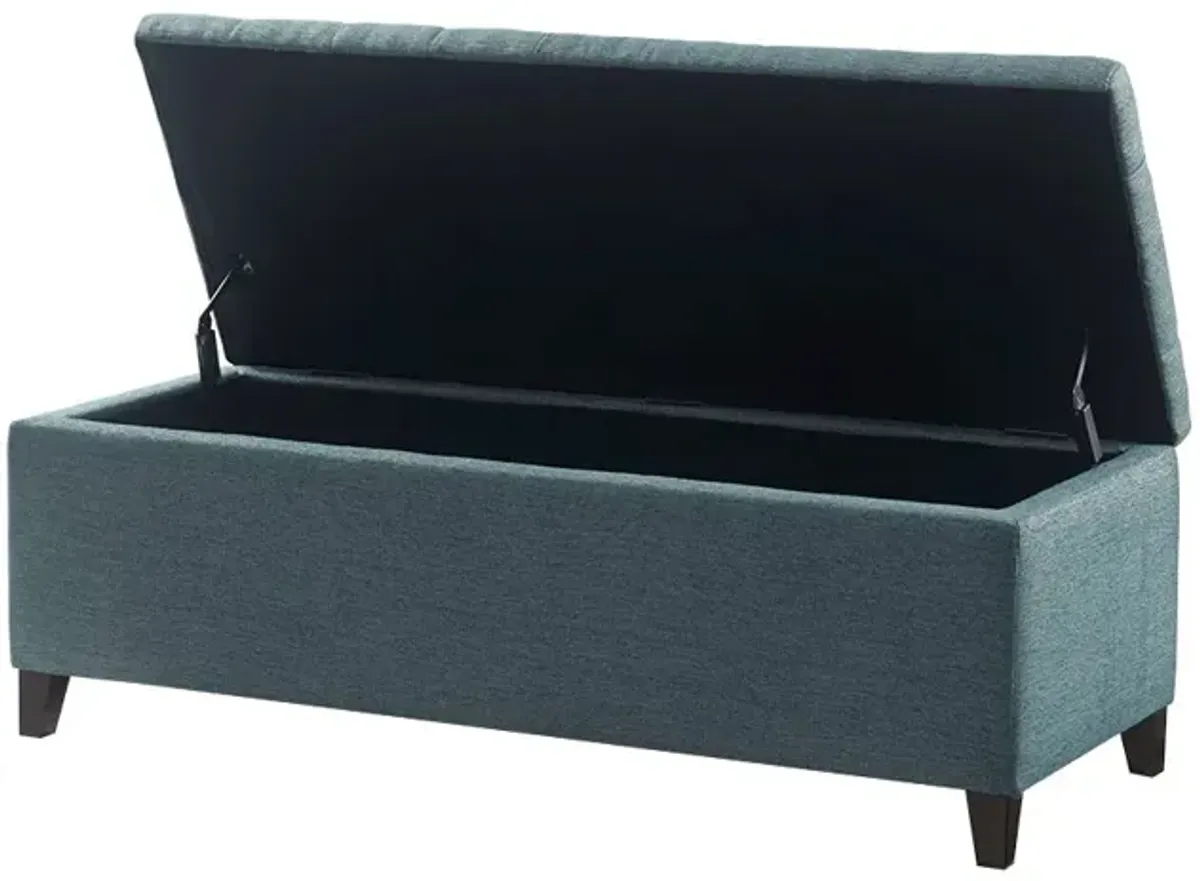 Gracie Mills Bianca Tufted Upholstered Storage Bench with Soft Close