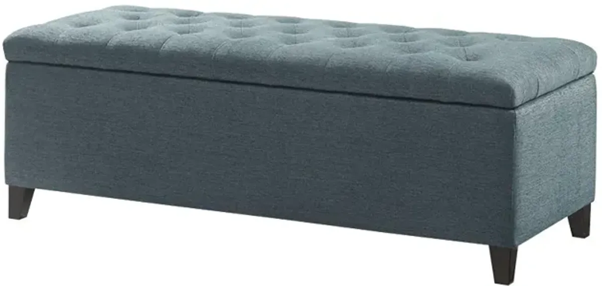 Gracie Mills Bianca Tufted Upholstered Storage Bench with Soft Close