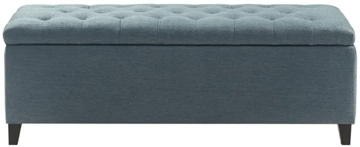 Gracie Mills Bianca Tufted Upholstered Storage Bench with Soft Close