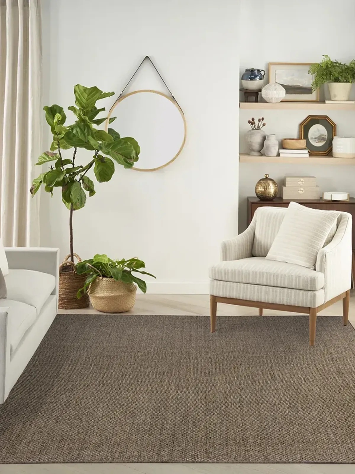 Tulum TLM03 Brown 8' x 10' Rug