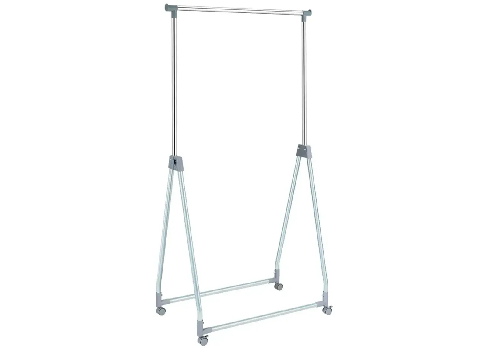 Extendable Foldable Heavy Duty Clothing Rack with Hanging Rod