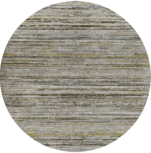 Kochi KC3 Pewter 8' Round Rug