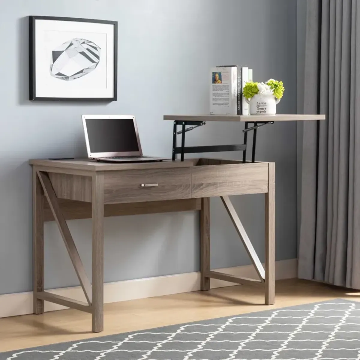 Desk Dark Taupe