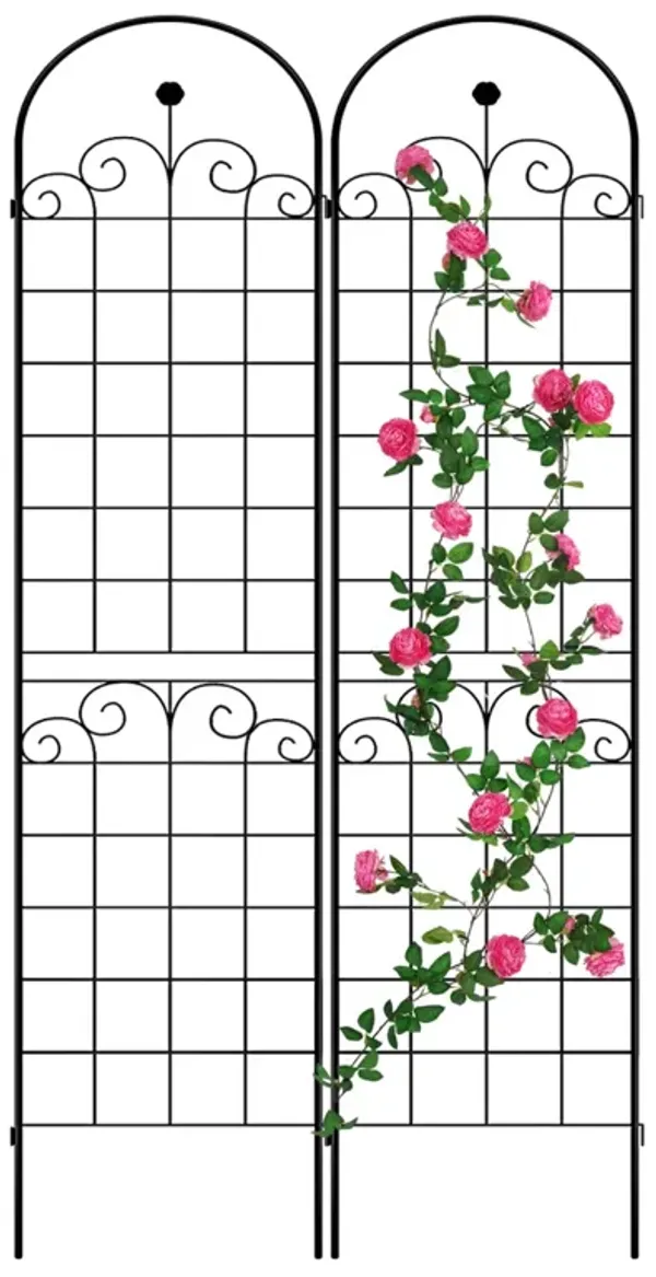 Streamdale Rustproof Rose Trellis for Climbing Plants 86.7"x19.7"