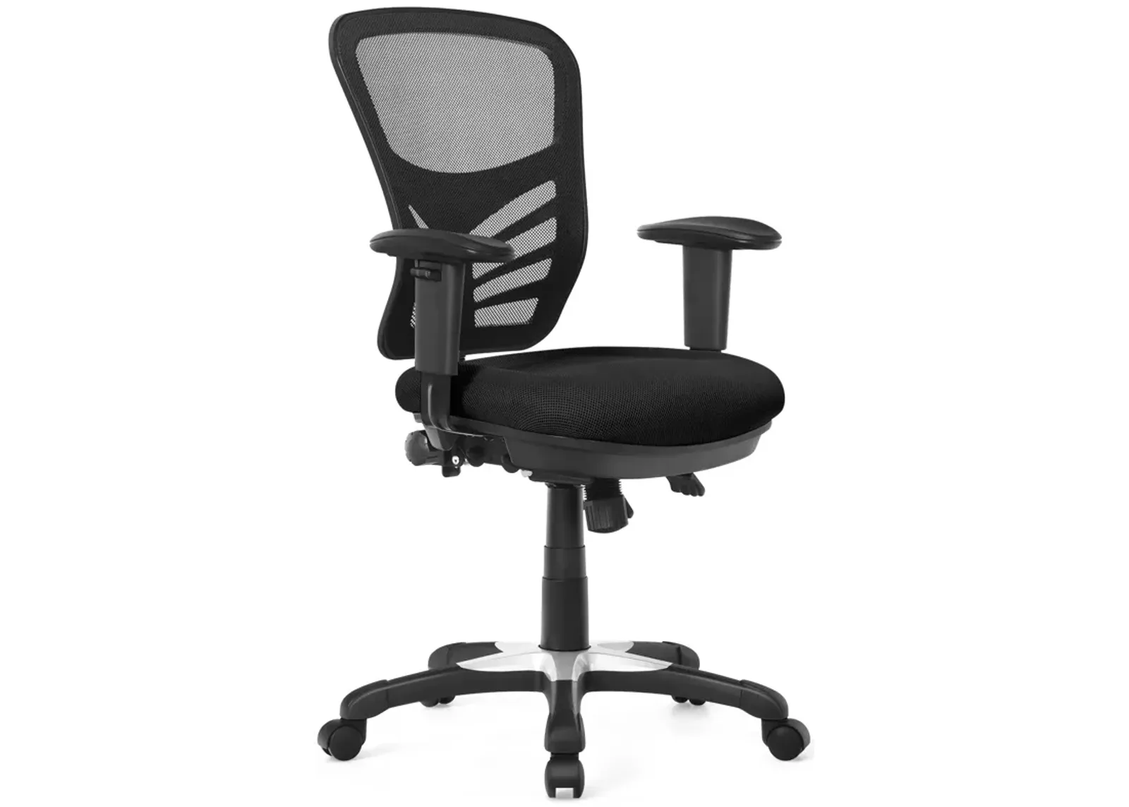 Ergonomic Mesh Office Chair with Adjustable Back Height and Armrests