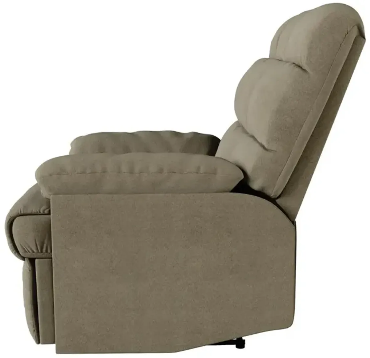 ProLounger Wall Hugger Recliner in Sage Microfiber with Square Tufted Back