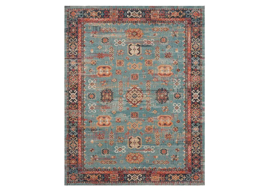 Zula Mombasa Aquamarine 2' 4" X 8' Rug