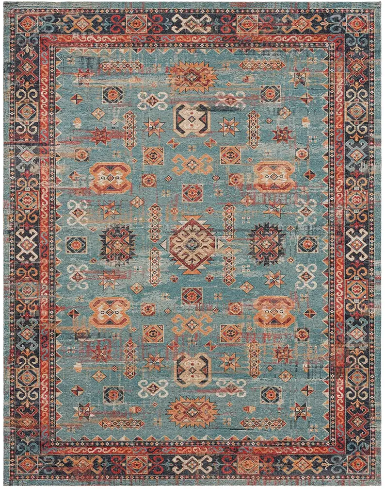 Zula Mombasa Aquamarine 2' 4" X 8' Rug