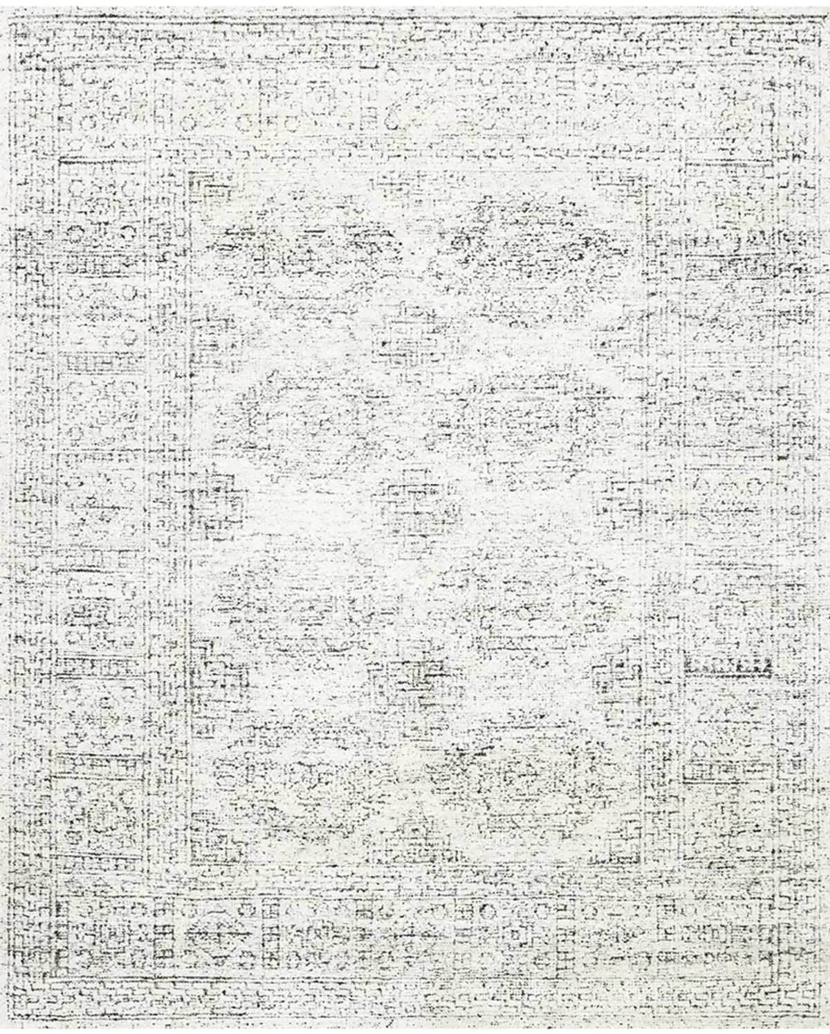 Vestige VQ01 White/Black 8' x 10' Rug