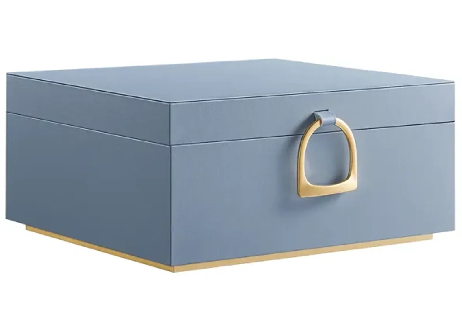 2-Layer Jewelry Box with Handle for Stylish and Portable Storage