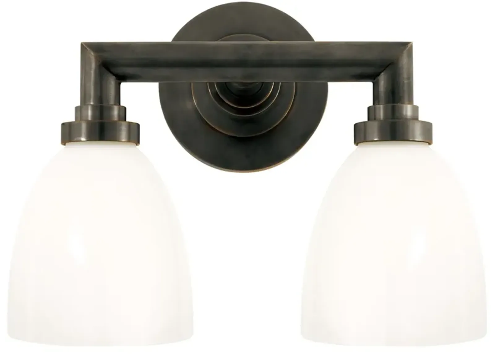 Wilton Double Bath Light in Bronze