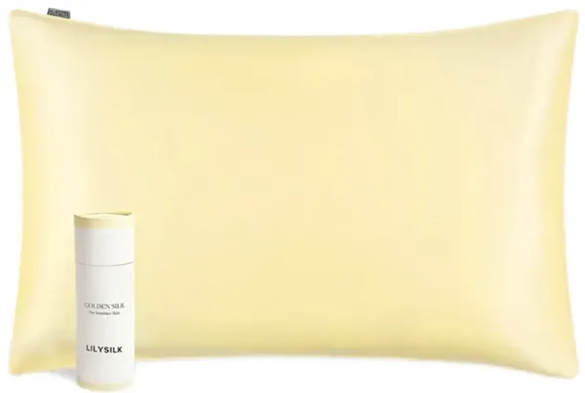 LilySilk 100% 19 Momme Pure Silk Pillowcase