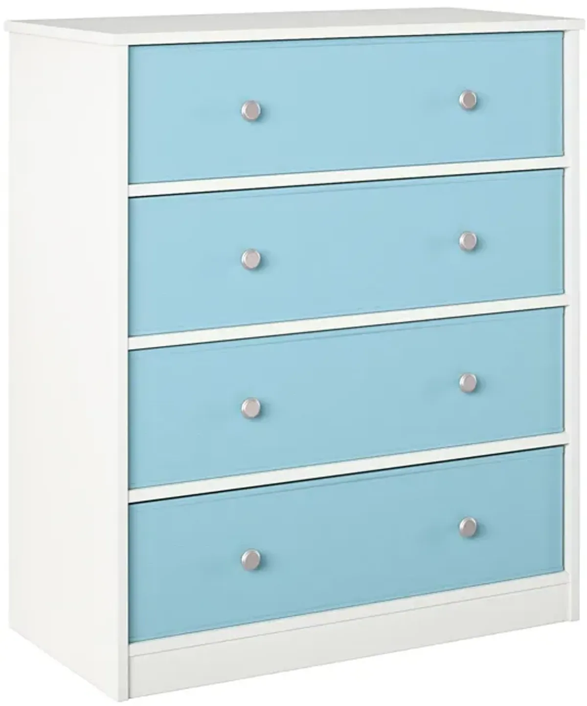 Mya Park Tall Dresser with 4 Fabric Bins