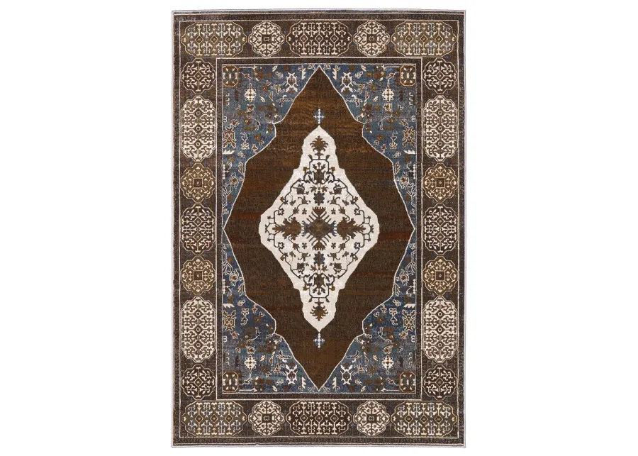 Ellington 6'7" x 9'6" Rust Rug