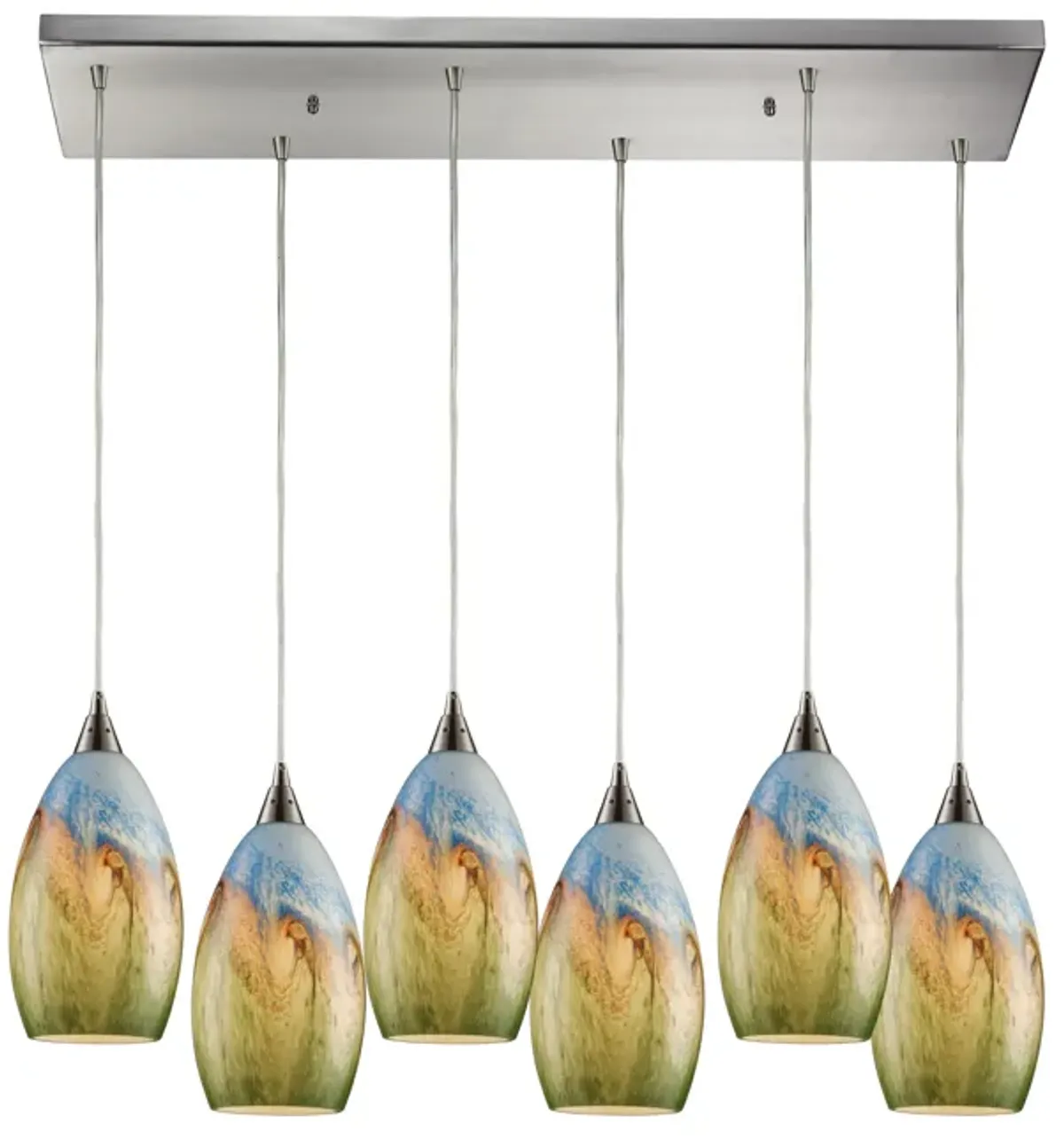 Geologic 30" Wide Mini Pendant