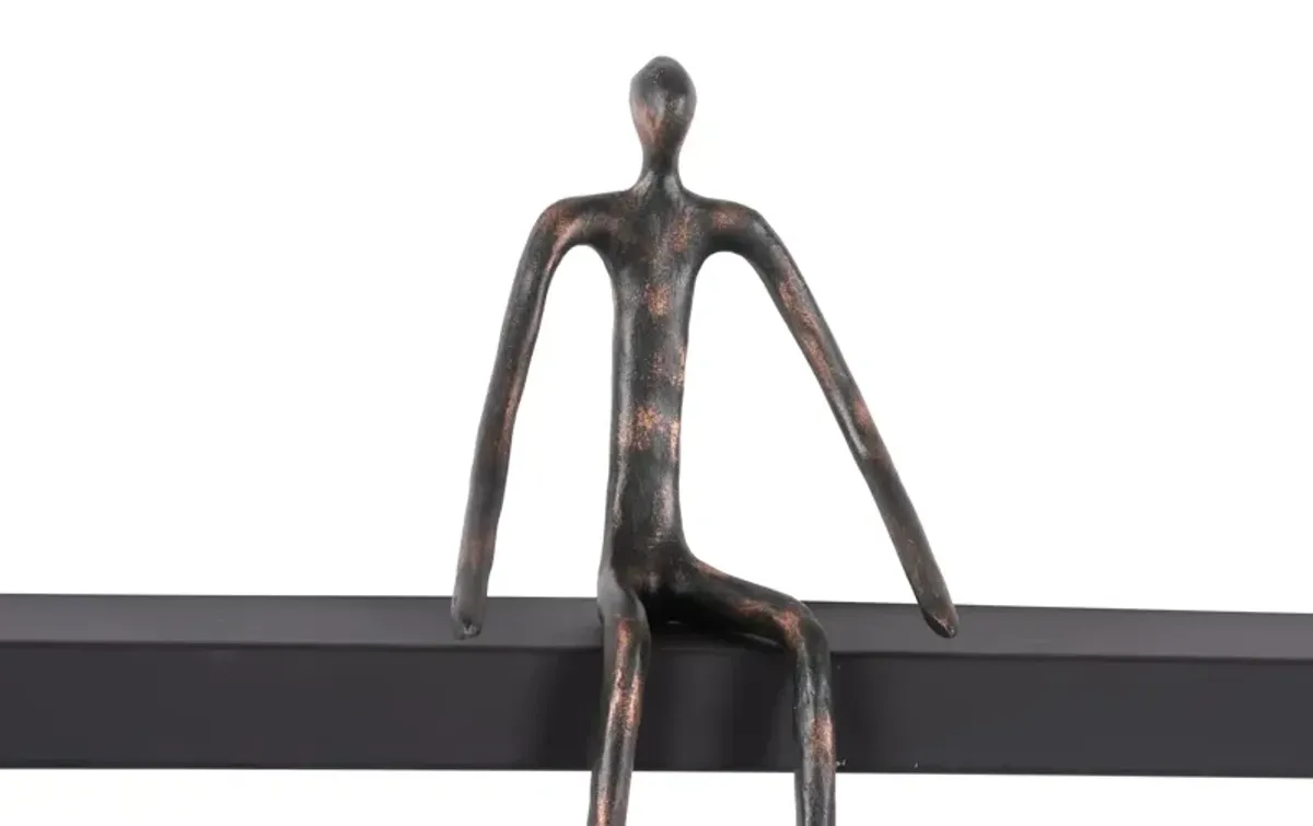 Moveable Man on Shelf, Sitting A