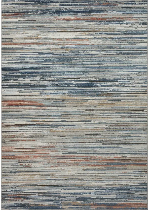 Bianca BIA08 Pebble/Multi 5'3" x 7'6" Rug by Loloi II