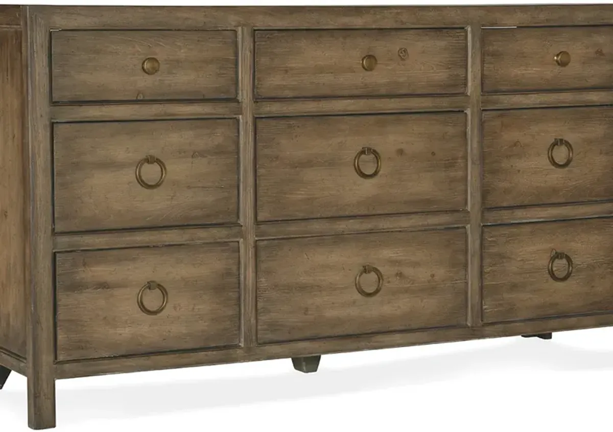 Sundance Nine-Drawer Dresser