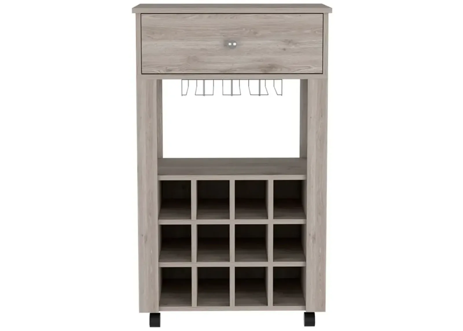 Bar Cart Bayamon, Living Room, Light Gray