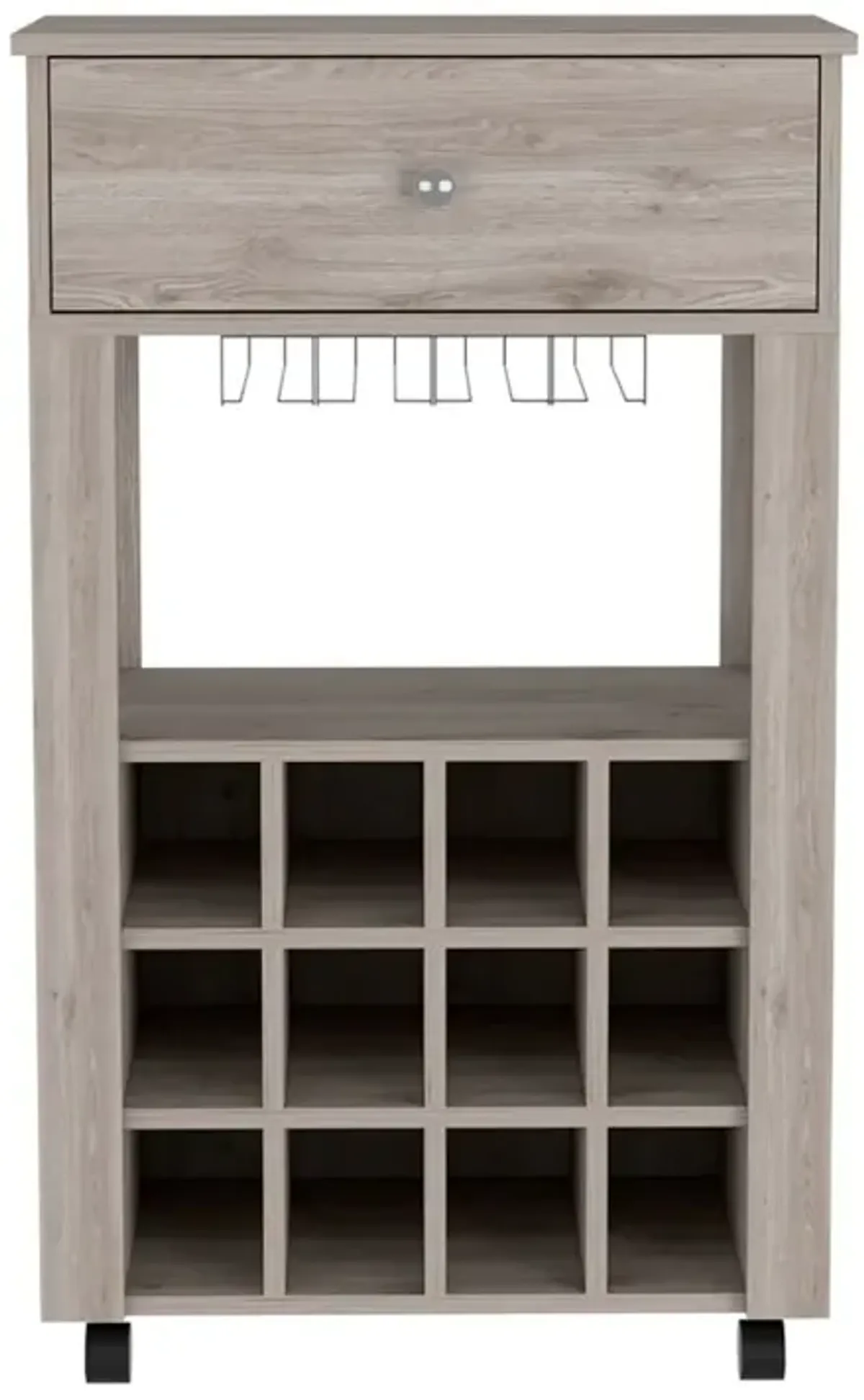 Bar Cart Bayamon, Living Room, Light Gray