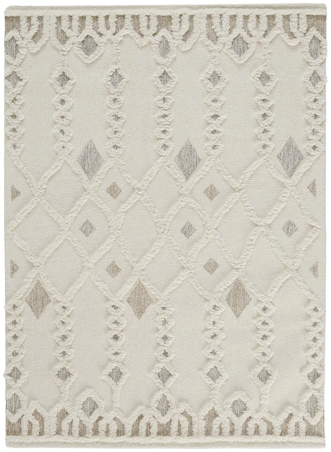 Anica 8011F Ivory/Tan/Silver 8' x 10' Rug