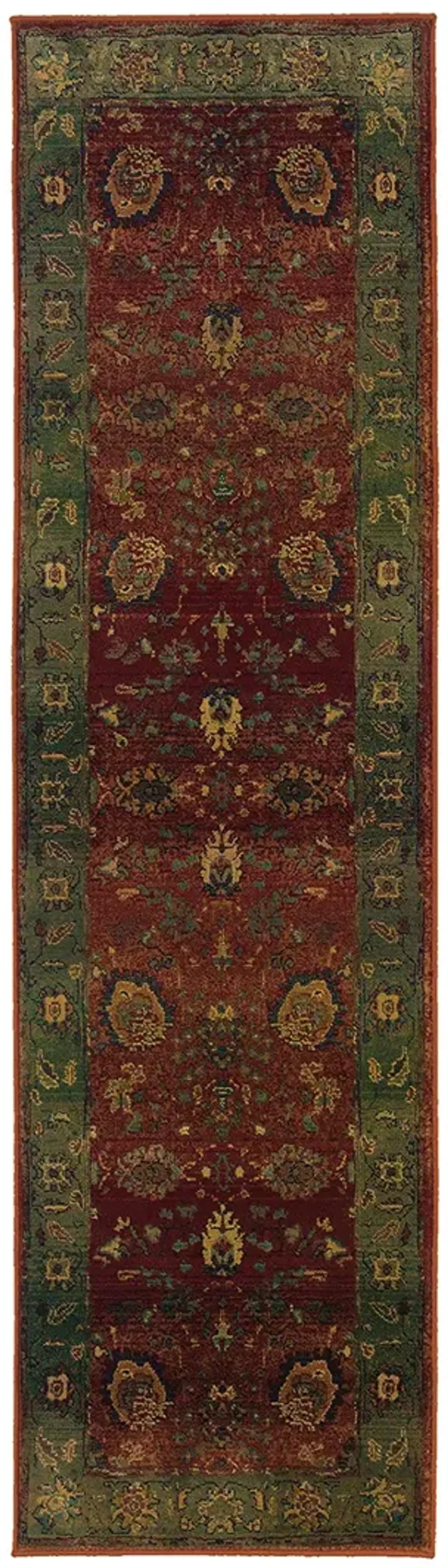 Kharma 2' x 3' Red Rug