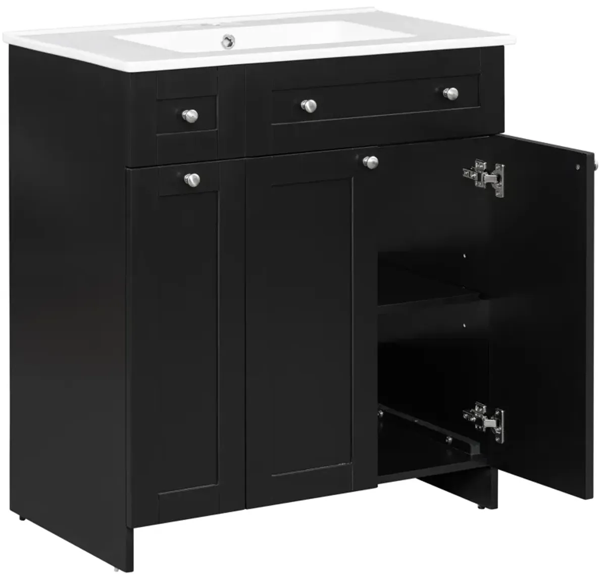 Merax Bathroom Vanity with Ceramic Sink