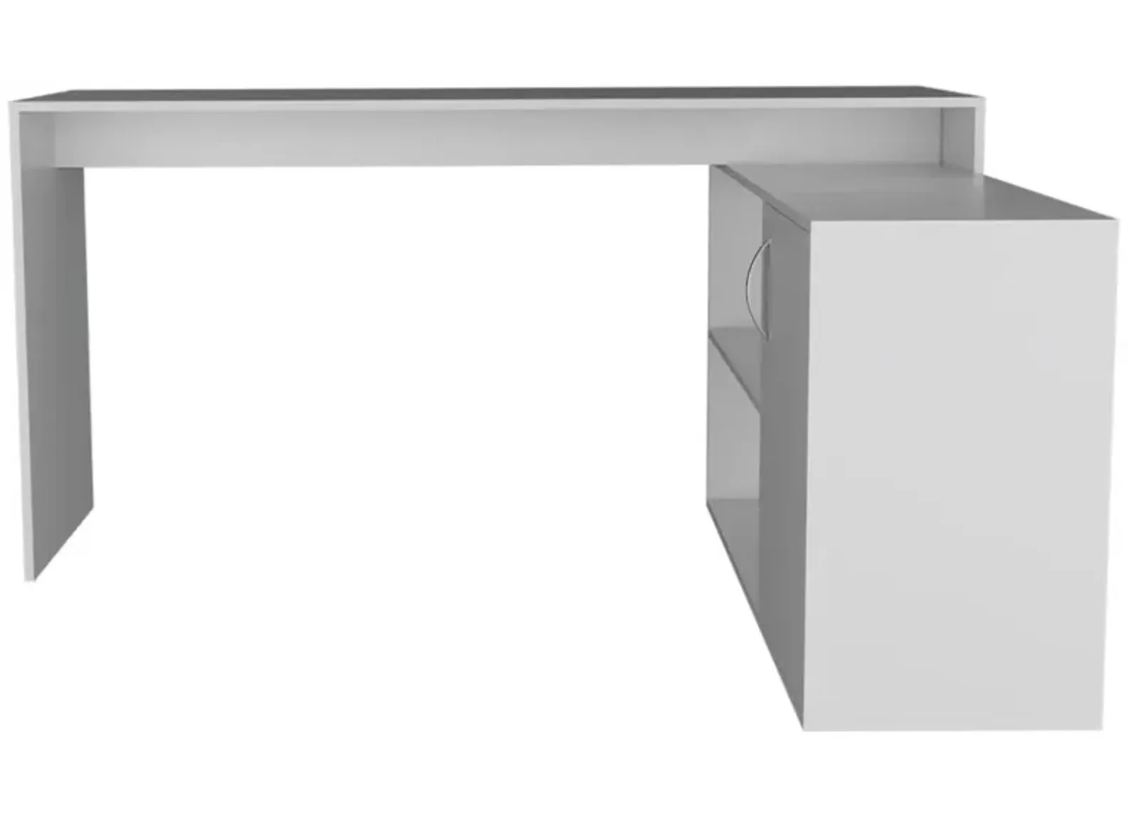 L-Shaped Desk Desti, Office, White