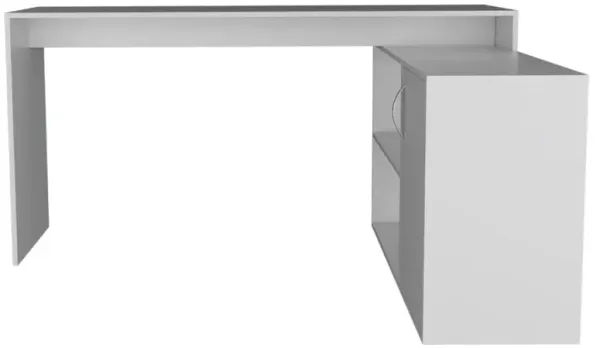 L-Shaped Desk Desti, Office, White
