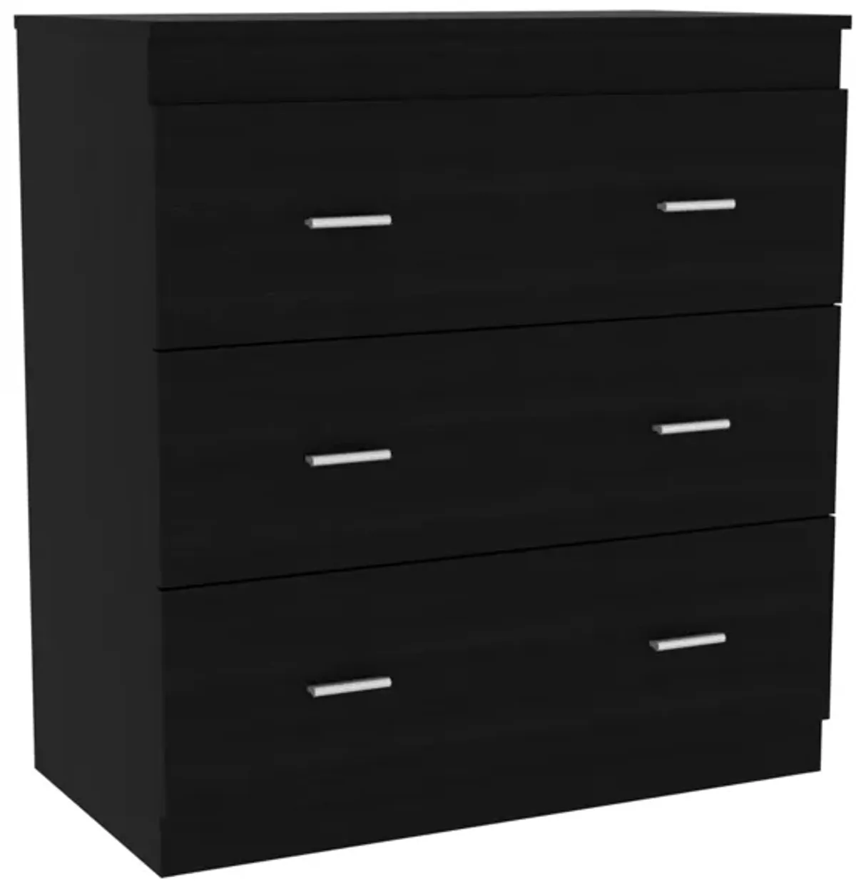 Three Drawer Dresser Litress, Bedroom, Black