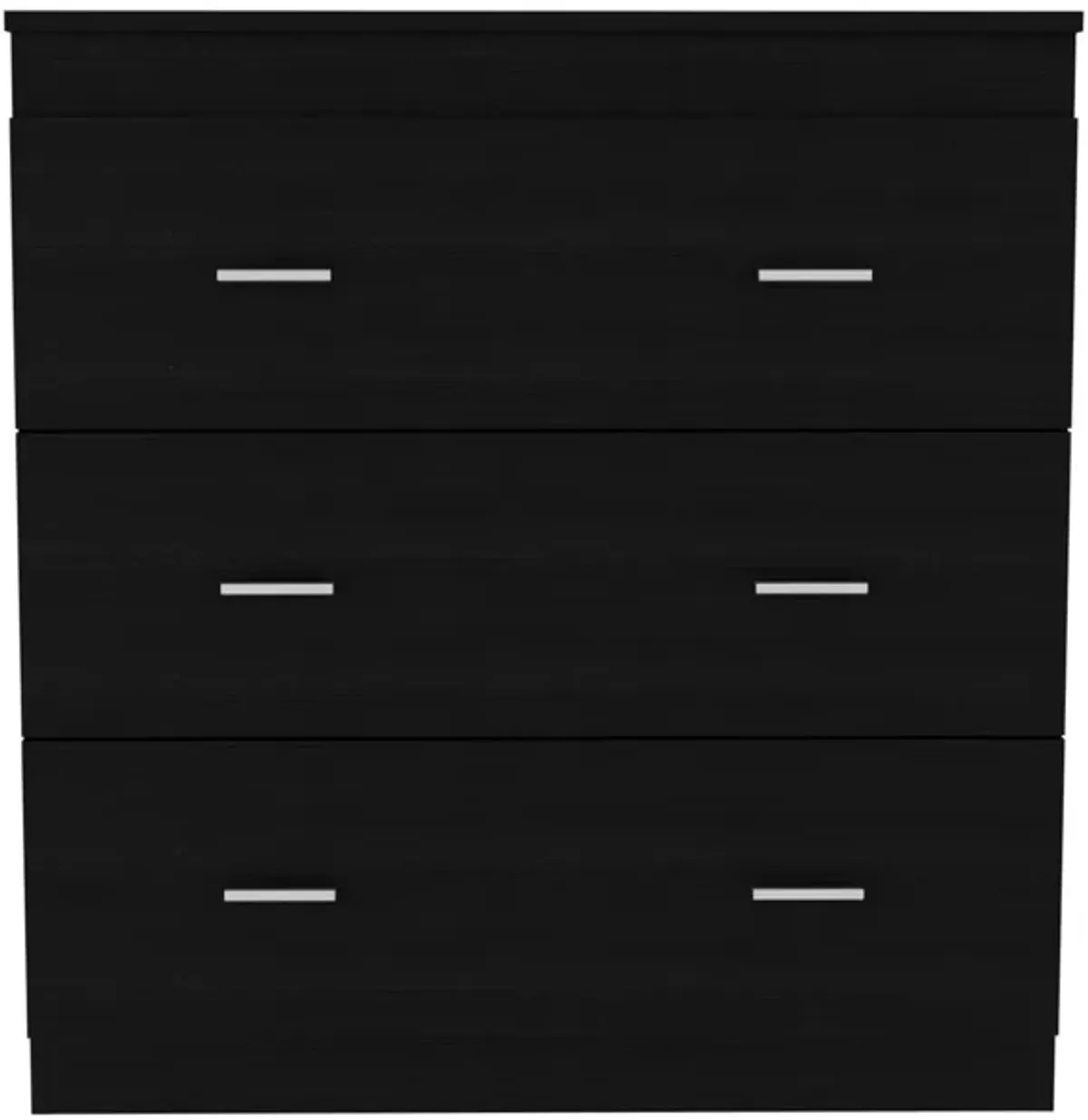 Three Drawer Dresser Litress, Bedroom, Black