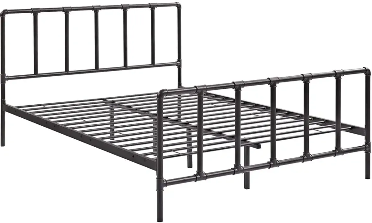 Modway - Dower Queen Stainless Steel Bed