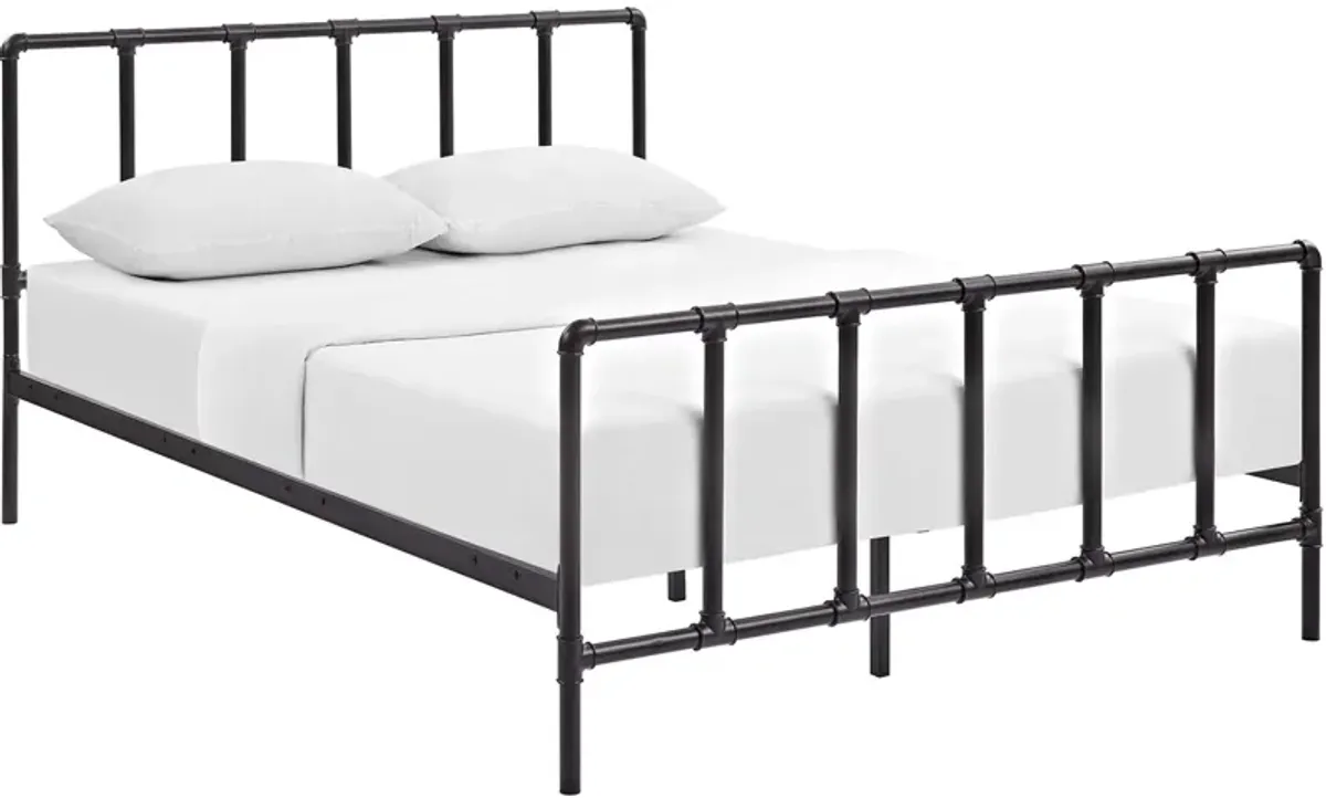 Modway - Dower Queen Stainless Steel Bed