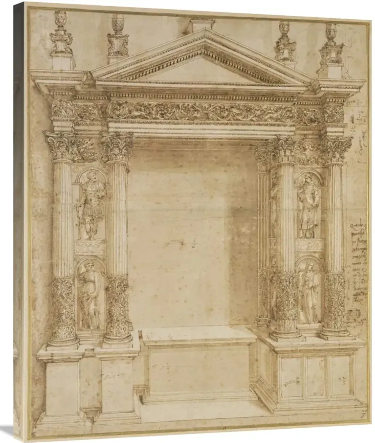 Design for an Altar, ca. 1527-Canvas Art-29.88x36